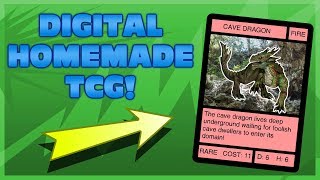 How to Make Digital Homemade Trading Cards TCG [upl. by Assek]