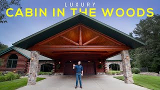 Tour this LUXURY Cabin in the Woods [upl. by Carmena]