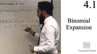 Edexcel A level Maths 41 Binomial Expansion [upl. by Publea]