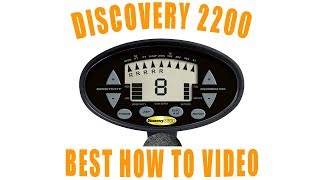 Discovery 2200 Bounty Hunter Metal Detector Review Demonstration and How to Setup Tutorial [upl. by Dunning]