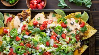 Homemade Nachos Bellgrande  How to make Taco Bell Nachos at home [upl. by Annaul765]