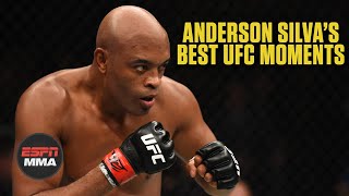 Anderson Silvas best UFC moments  ESPN MMA [upl. by Dorrehs]