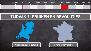 Pruiken en Revoluties  geschiedenis video tijdvak 7 [upl. by Meadow416]