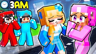 Crystal is SLEEPWALKING At 3AM In Minecraft [upl. by Schoening]