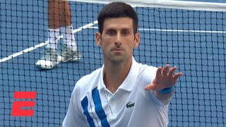 Reaction to Novak Djokovic’s default from the 2020 US Open  ESPN [upl. by Yeknarf]