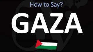 How to Pronounce Gaza CORRECTLY [upl. by Edmanda]