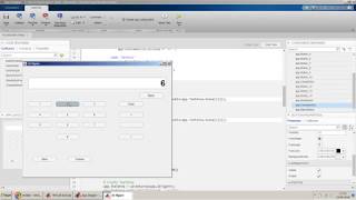 Design Advance and Basic Calculator set buttons visible and invisible in MATLAB AppDesigner [upl. by Eserrehs]