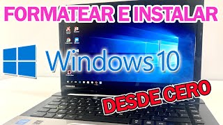 Cómo FORMATEAR tu PC e INSTALAR Windows 10 desde USB [upl. by Omura]