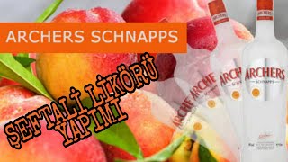 ŞEFTALİ LİKÖRÜ  ARCHERS  SCHNAPPS [upl. by Nicholle26]