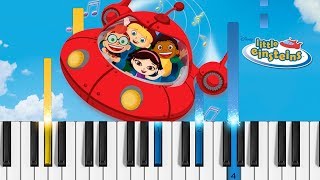 Little Einsteins Theme Song  Piano Tutorial [upl. by Elleivad]