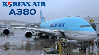 🇺🇸 Los Angeles LAX to Seoul ICN 🇰🇷 Korean Air Airbus A380  FULL FLIGHT REPORT Polar route [upl. by Phaidra]