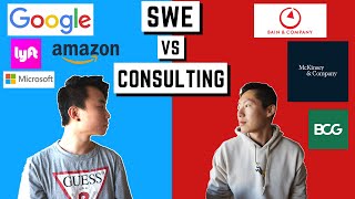 Software Engineering vs Consulting  Which path is better for you Salaries Opportunities etc [upl. by Chelsy]