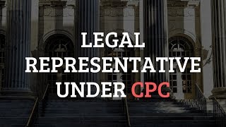 legal representative under CPC [upl. by Azer]