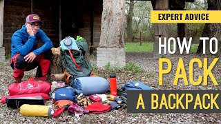 HOW TO PACK A BACKPACK OR HOW I PACK MY BACKPACK  EXPERT ADVICE [upl. by Darreg]