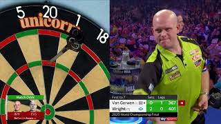 ALL WRIGHT ON THE NIGHT  Final  201920 World Darts Championship [upl. by Pepi459]