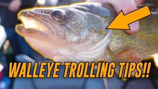 WALLEYE Fishing 101  HOW TO Troll For Walleye EASY [upl. by Herby]