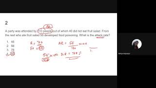 Epidemiology MCQs [upl. by Anilad559]