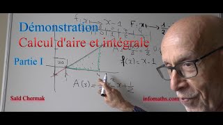 INTÉGRALE ET AIRE  DÉMONSTRATION PARTIE I [upl. by Cato]