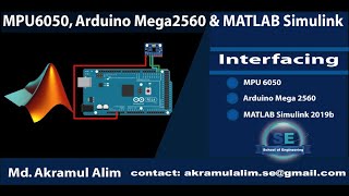 MPU6050 Arduino Mega2560 amp MATLAB Simulink Interfacing [upl. by Aizan791]