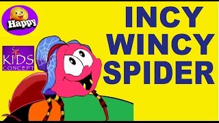 INCY WINCY SPIDER  with Lyrics [upl. by Nedyarb]