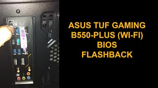 Asus Tuf Gaming B550Plus Wifi Bios FlashBack How to use USB BIOS FlashBack ASUS Motherboard [upl. by Assirek141]