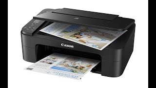 Canon PIXMA TS3350 Multifunction Wifi Printer Black  Test [upl. by Assiralk484]