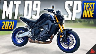 2021 Yamaha MT09 SP Test Ride [upl. by Nhabois]