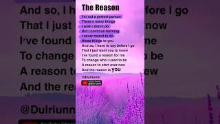 🌼 The Reason 1  Hoobastank [upl. by Acemat639]