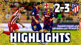 HIGHLIGHTS  Barça 23 Atlético Madrid [upl. by Ltney]