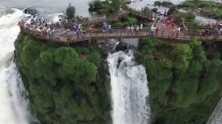 Las Cataratas del Iguazú como nunca antes vista con un Dron  Turismo Viajes Misiones Cataratas [upl. by Cindy]