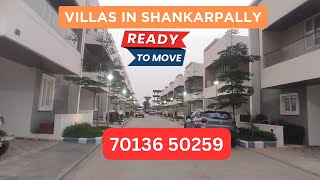 4 BHK Ready to Move Duplex Villa for Sale in Shankarpally  Hyderabad [upl. by Manson]