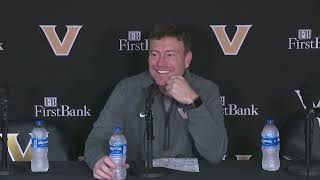 Vanderbilt Mens Basketball  Jackson State Postgame [upl. by Naitirb]