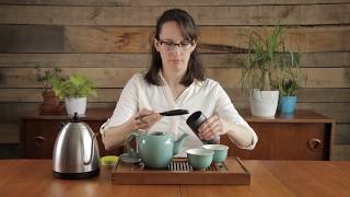 How to brew tea in a teapot [upl. by Ynnelg]