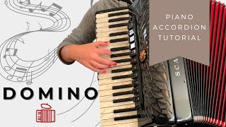 Accordion Tutorial Domino by Louis Ferrari French musette [upl. by Atrebor]