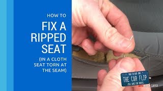 How To Fix A Ripped Seat [upl. by Malissa]