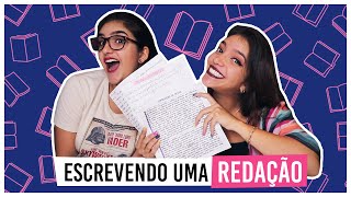 FILMEI MINHA IRMÃ ESCREVENDO REDAÇÃO ELA PASSOU EM MEDICINA  Débora Aladim [upl. by Ted]