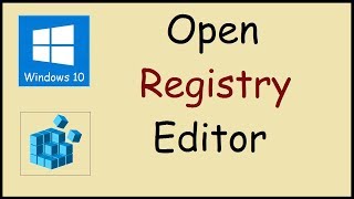 How to open the registry editor in Windows 10 [upl. by Sebastian]