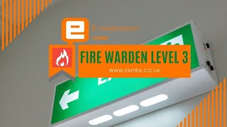 Fire Warden Level 3 Full Course [upl. by Nwahsit]