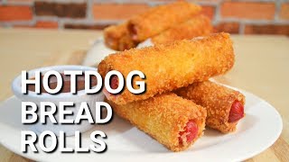 Hot dog Bread Rolls  Easy Snacks for Kids [upl. by Elehcir]