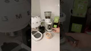 Smeg coffee machine and grinder tutorial [upl. by Oruhtra]