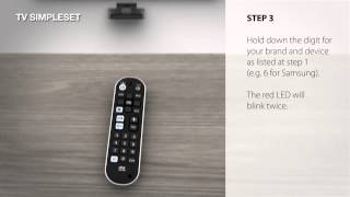 Universal Remote Control – URC 6820 Zapper  how to setup by SimpleSet [upl. by Ballou]