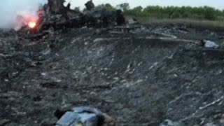 Journalist Bodies turned inside out at MH17 crash site [upl. by Krefetz487]