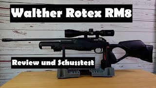 Luftgewehr Walther Rotex RM 8  Full Review und Schusstest [upl. by Anallise]