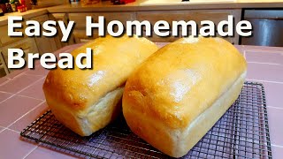 Homemade Bread for Beginners  Easy [upl. by Alaaj]