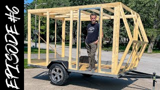 How to Build a Travel Trailer  DIY Guide to Installing the Floor and Framing [upl. by Selokcin]