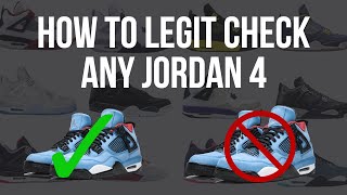 How To Legit Check Jordan 4s Any Model [upl. by Neit281]