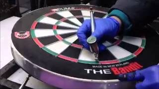 The Bandit Dartboard Production  by Puma Darts [upl. by Nosyt]