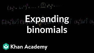 Determining coefficient in binomial expansion  Algebra II  Khan Academy [upl. by Ahsetan]