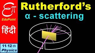 RUTHERFORDs Alpha Particle Scattering Experiment  video in HINDI [upl. by Kelwin308]