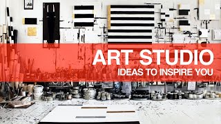 50 Art Studio Ideas From Artists Around The World • Creative Inspirations [upl. by Karlotta]